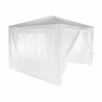Cort de grădină pentru party, alb, 3x3 m, TEKNO TYP 1
