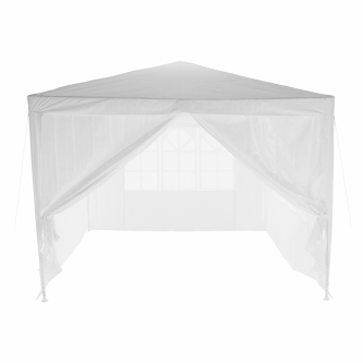 Cort de grădină pentru party, alb, 3x3 m, TEKNO TYP 1