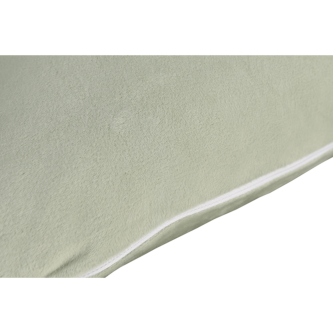 Pernă, material textil de catifea verde deschis, 45x45, ALITA TIPUL 14