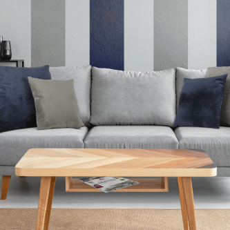 Pernă, material textil de catifea gri-maro Taupe, 45x45, ALITA TIPUL 3