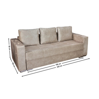 Canapea Extensibilă „Vegas Bonell Mică”