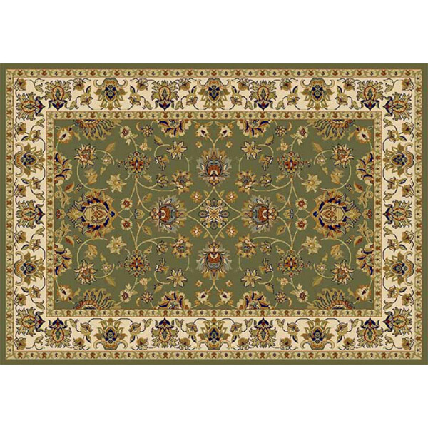 Covor 133x190 cm, verde/amestec de culori/model oriental, KENDRA TYP 2