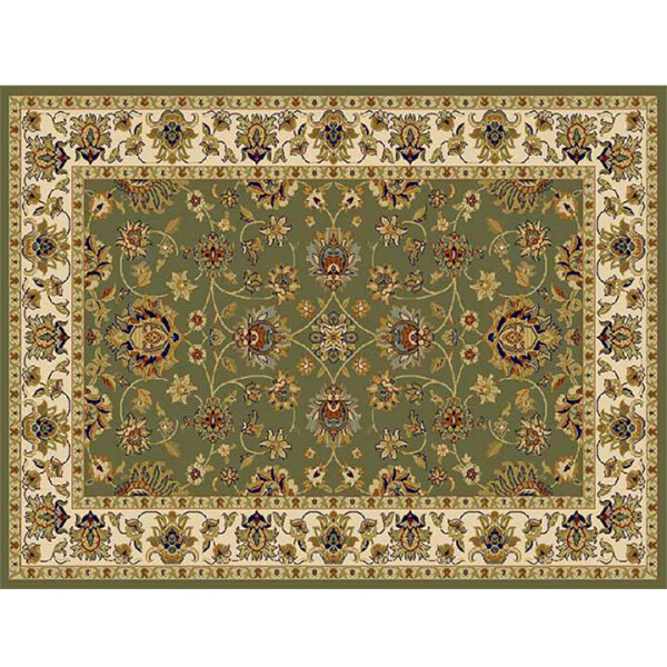 Covor 160x235 cm, verde/amestec de culori/model oriental, KENDRA TIP 2