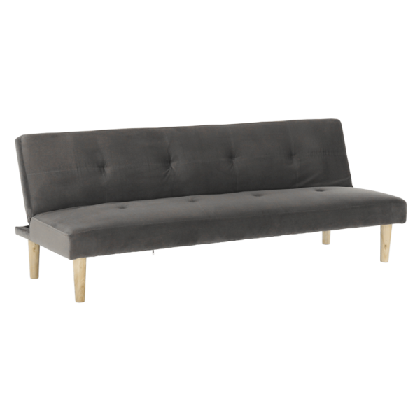 Canapea extensibilă,  gri/stejar, ALIDA