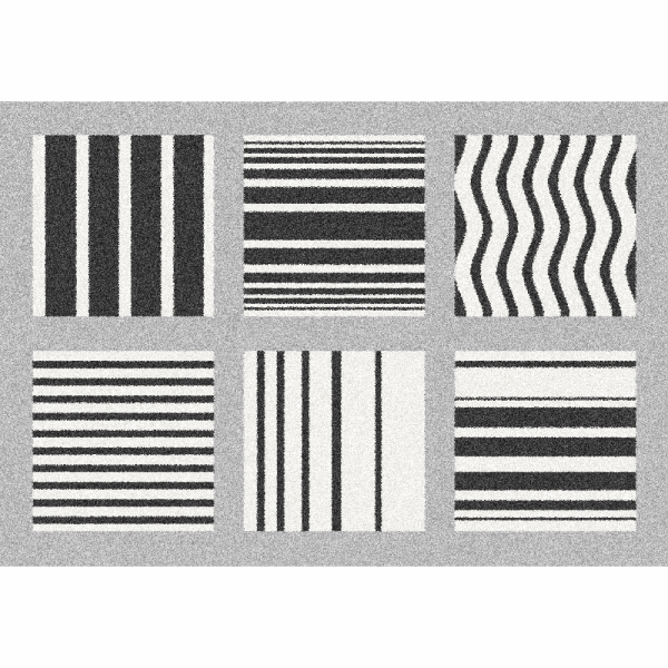 Covor, gri/model, 57x90, ALMAS