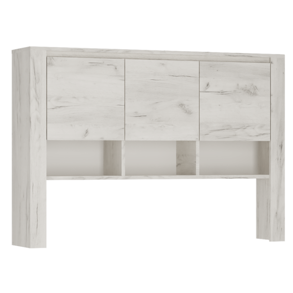 Suprapozabil pentru birou sau comodă tip 60,  alb craft, ANGEL