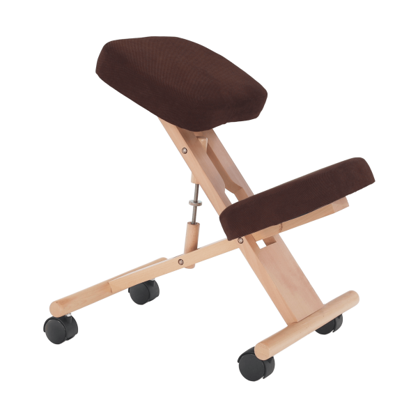 Scaun ergonomic, maro / fag, FLONET