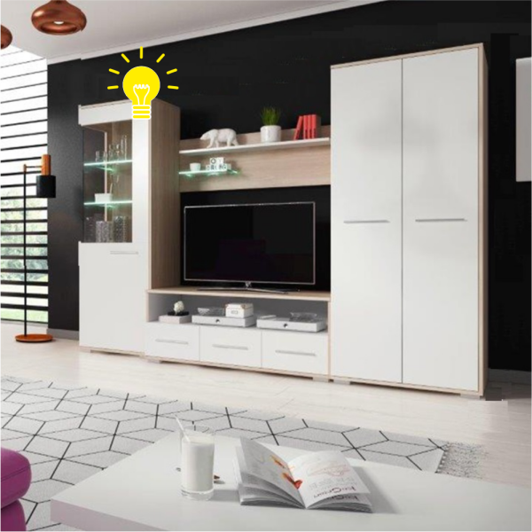 Iluminare LED 1 spot, albastru, FREDO