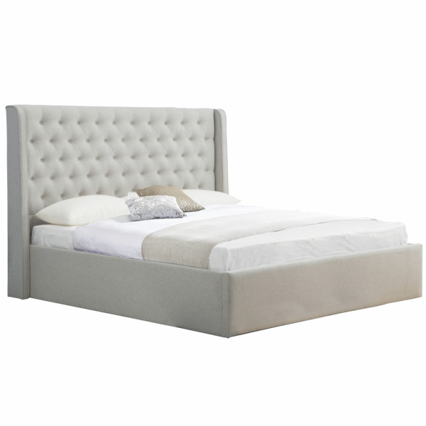 Pat, gri deschis, 180x200, JOSIE