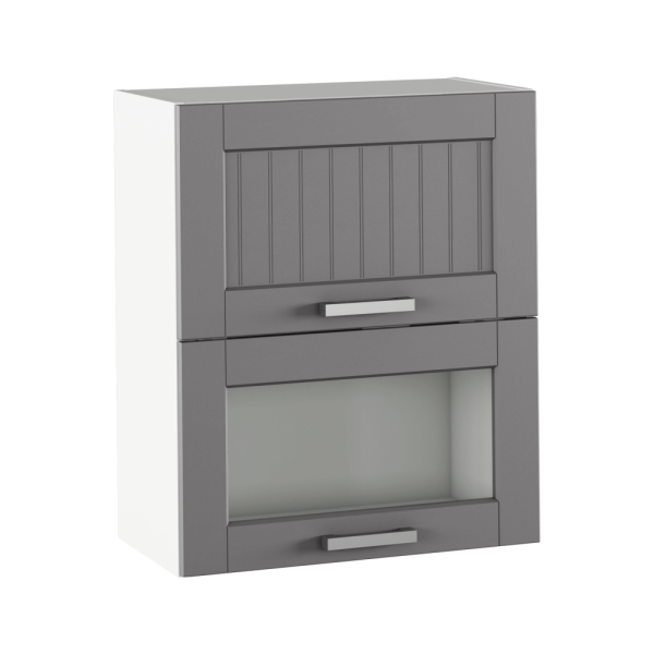 Dulap superior, gri închis/alb, JULIA TYP 8
