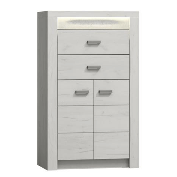 Comodă, frasin alb, INFINITY I-06