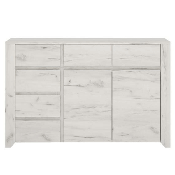 Comodă tip 42, alb craft, ANGEL