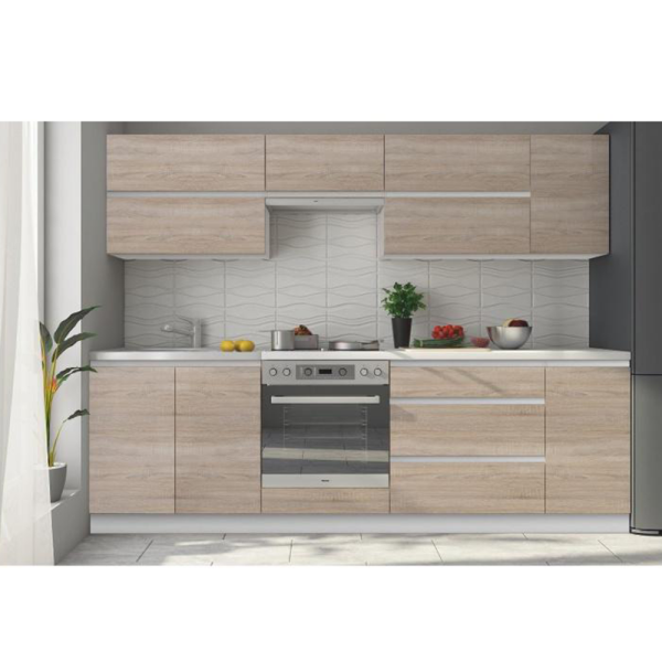 Dulap superior cu 2 uşi, stejar sonoma, LINE G80