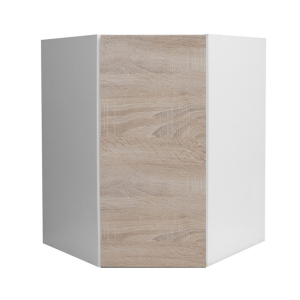 Dulap superior de colţ, stejar sonoma, LINE