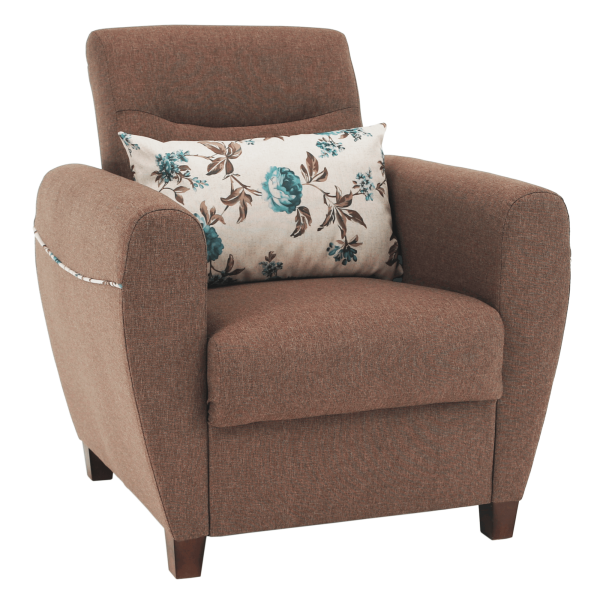 Fotoliu, bej închis, MILO