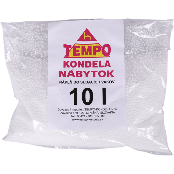 Umplutură în saci de şezut, EPS bile polistiren, ambalaj  10 l