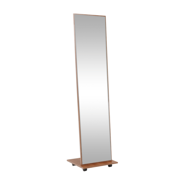 Oglindă cu roţi, maro NEPTUN