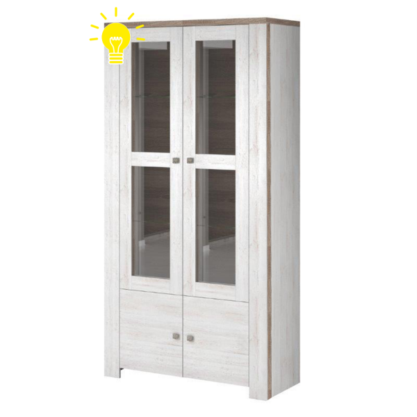 Iluminare LED cu 6-puncte, umbrire albă, NERITA