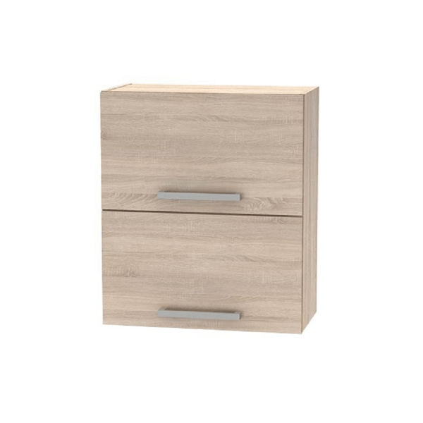 Cabinet superior de colţ, stejar sonoma/alb, NOVA PLUS NOPL-013-OH