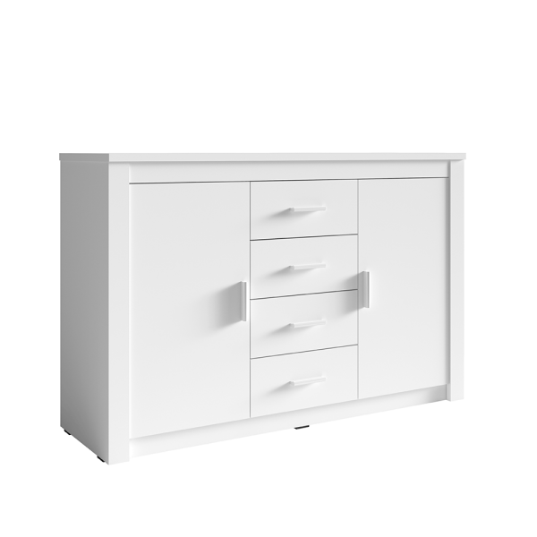 Comodă, albă, RAMIAK