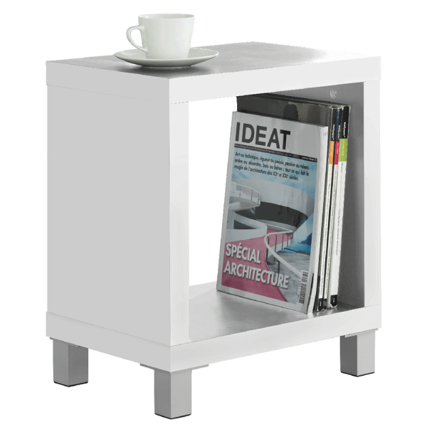 Etajeră, albă, TOFI 1 NEW