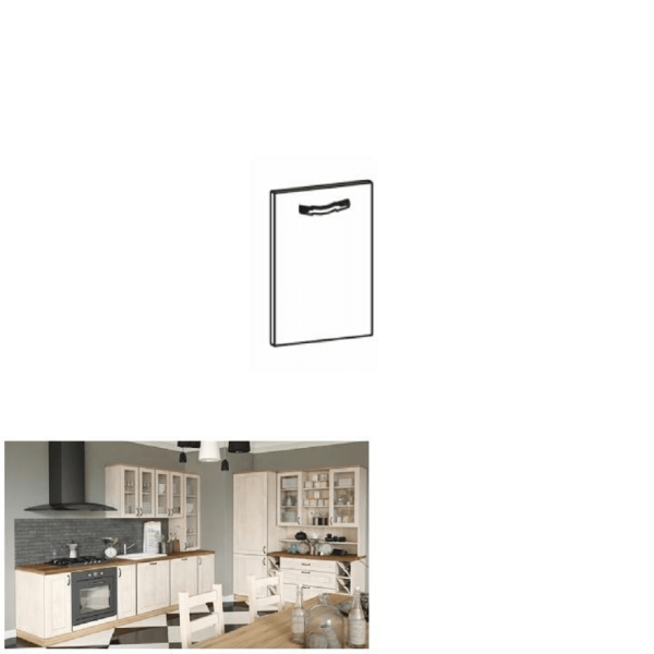 Uşă pentru maşina de spălat vase, 44,6x71,3, pin nordic, ROYAL