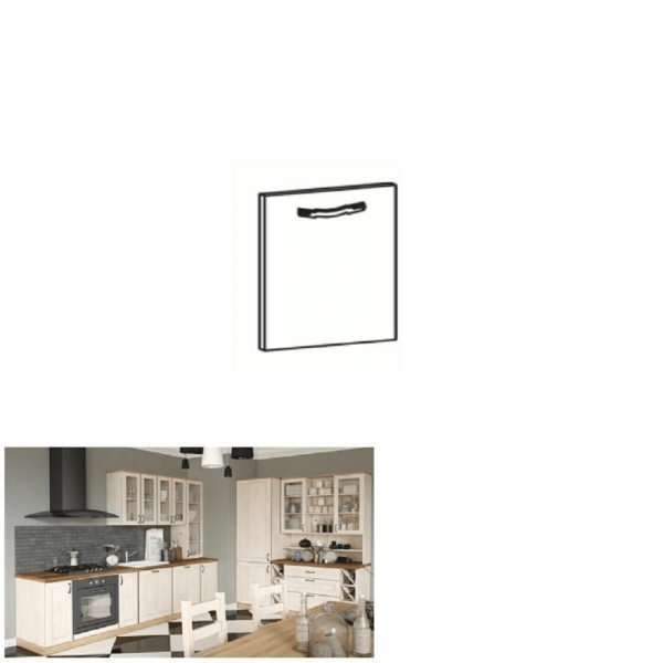 Uşă pentru maşina de spălat vase, 59,6x71,3, pin nordic, ROYAL