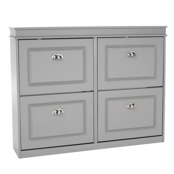 Pantofar, 4 compartimente, gri, SEBER TYP 5