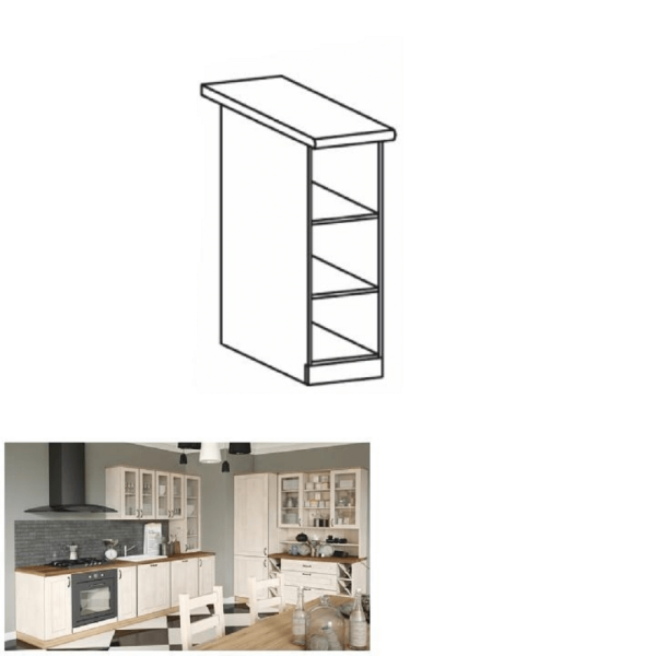 Dulap inferior, alb, ROYAL D20P