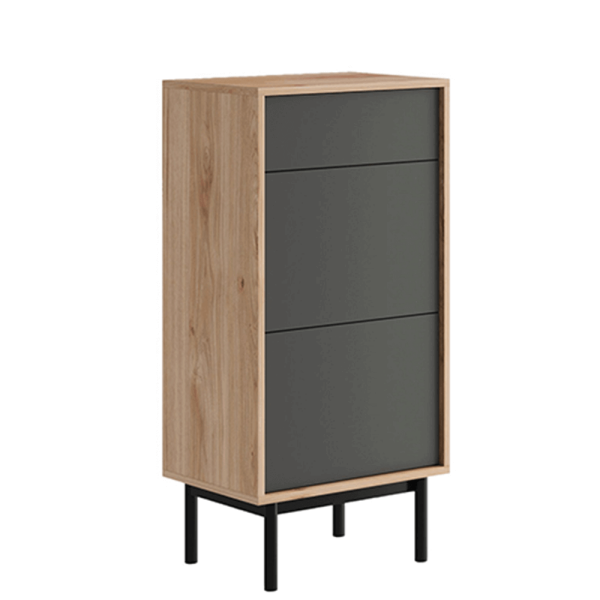 Pantofar, stejar jaskson hickory/grafit, BERGEN BGD54