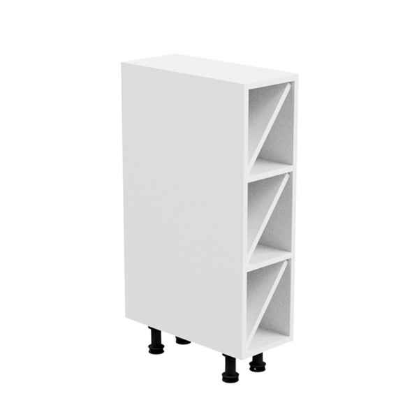 Dulap inferior, alb/alb extra lucios, de dreapta, AURORA D40S2