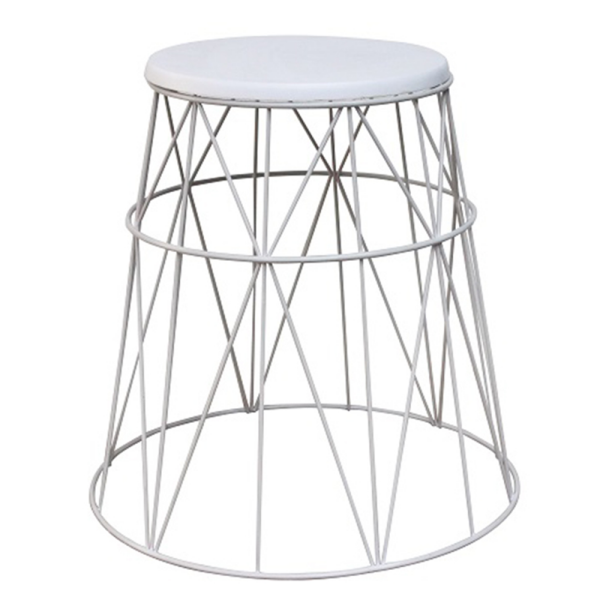 Măsuţă portabilă,alb, LAVON