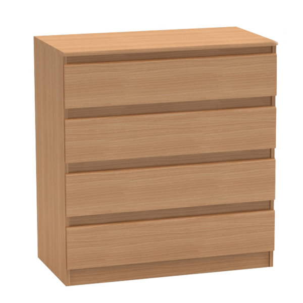 Comodă cu 4 sertare, fag, HANY NEW 004