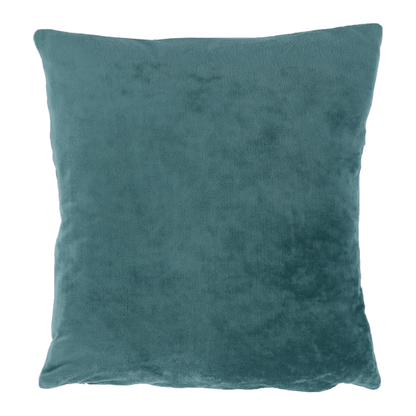 Pernă, material textil de catifea petrol, 60x60, OLAJA TIPUL 5