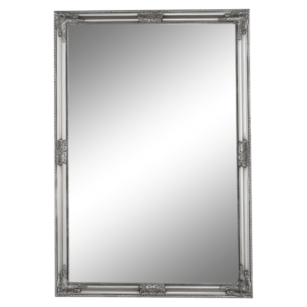 Oglindă, cadru argintiu din lemn, MALKIA TIP 11